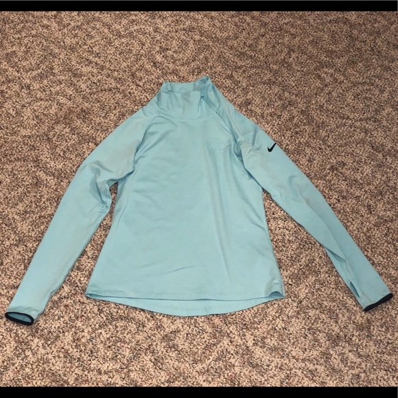 Nike Pro Blue Pullover - Picture 2 of 6